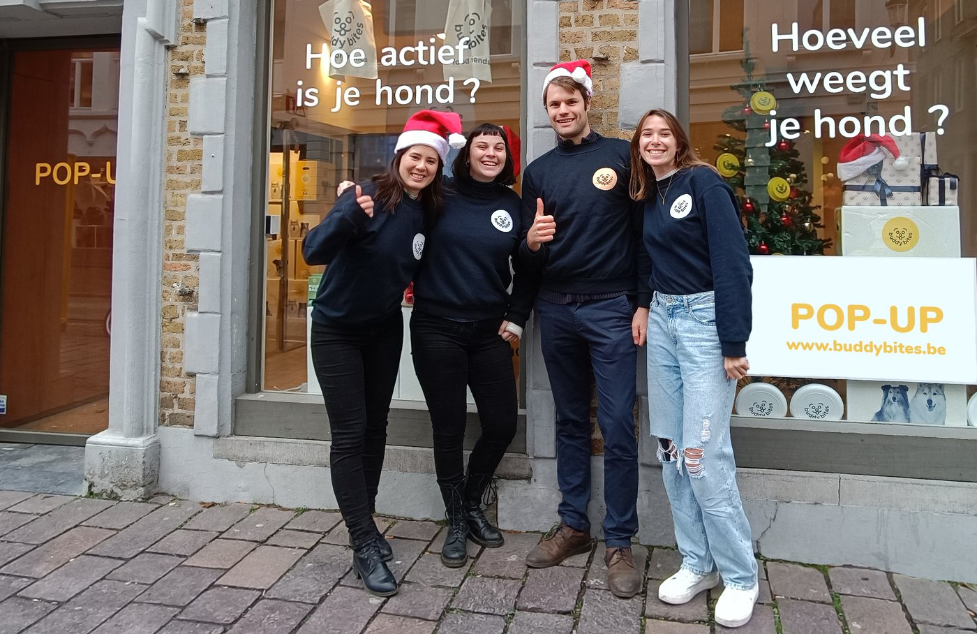 BuddyBites opent unieke pop-up-belevingswinkel voor honden in Brugge