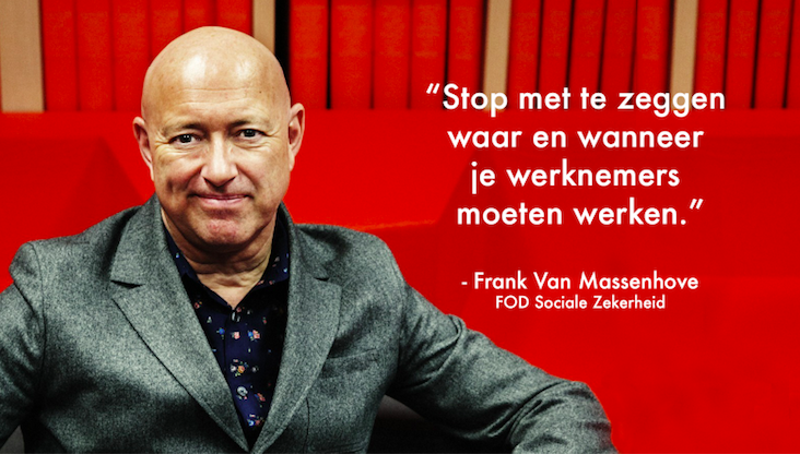 Dé 3 dingen die je als leider van nu maar beter doet volgens FOD topman Frank Van Massenhove