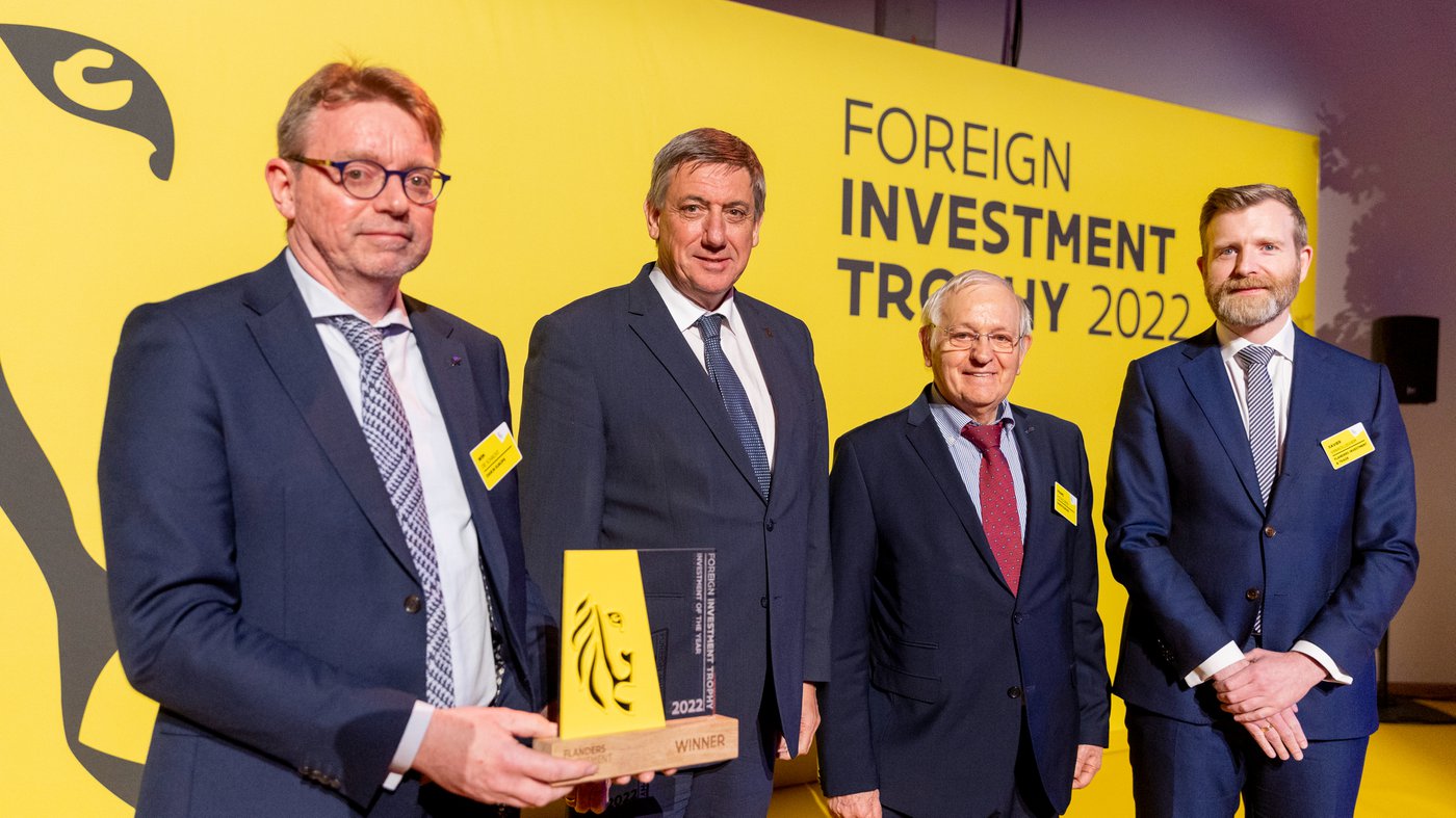 Flanders Investment & Trade bekroont drie buitenlandse bedrijven op Vlaamse bodem