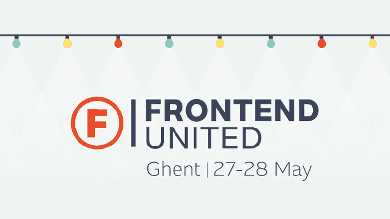 Gents zestal organiseert in eigen tijd Frontend United, en verkoopt in no-time uit
