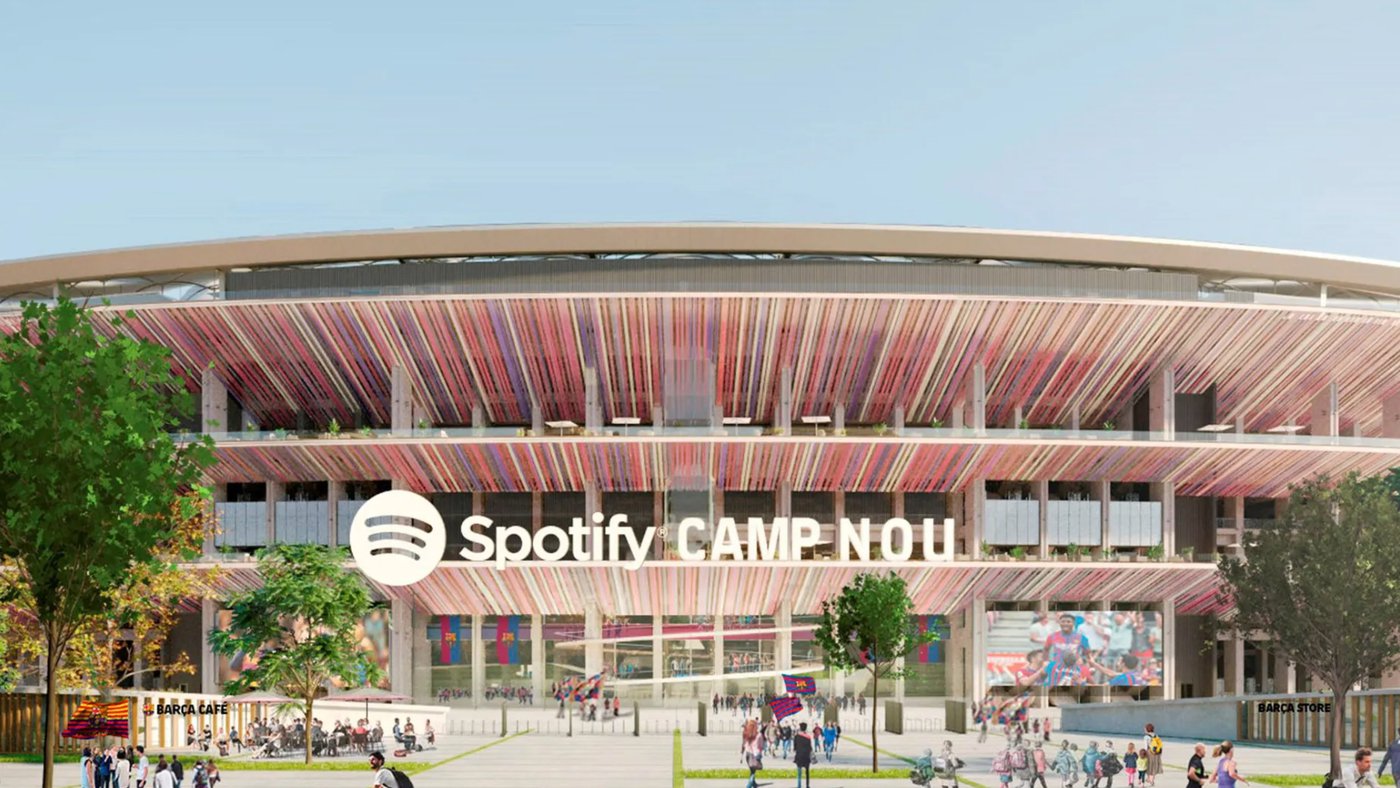 Megasponsordeal tussen voetbalclub FC Barcelona en streamingdienst Spotify