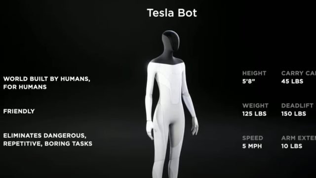 Tesla werkt aan robot die repetitieve taken overneemt