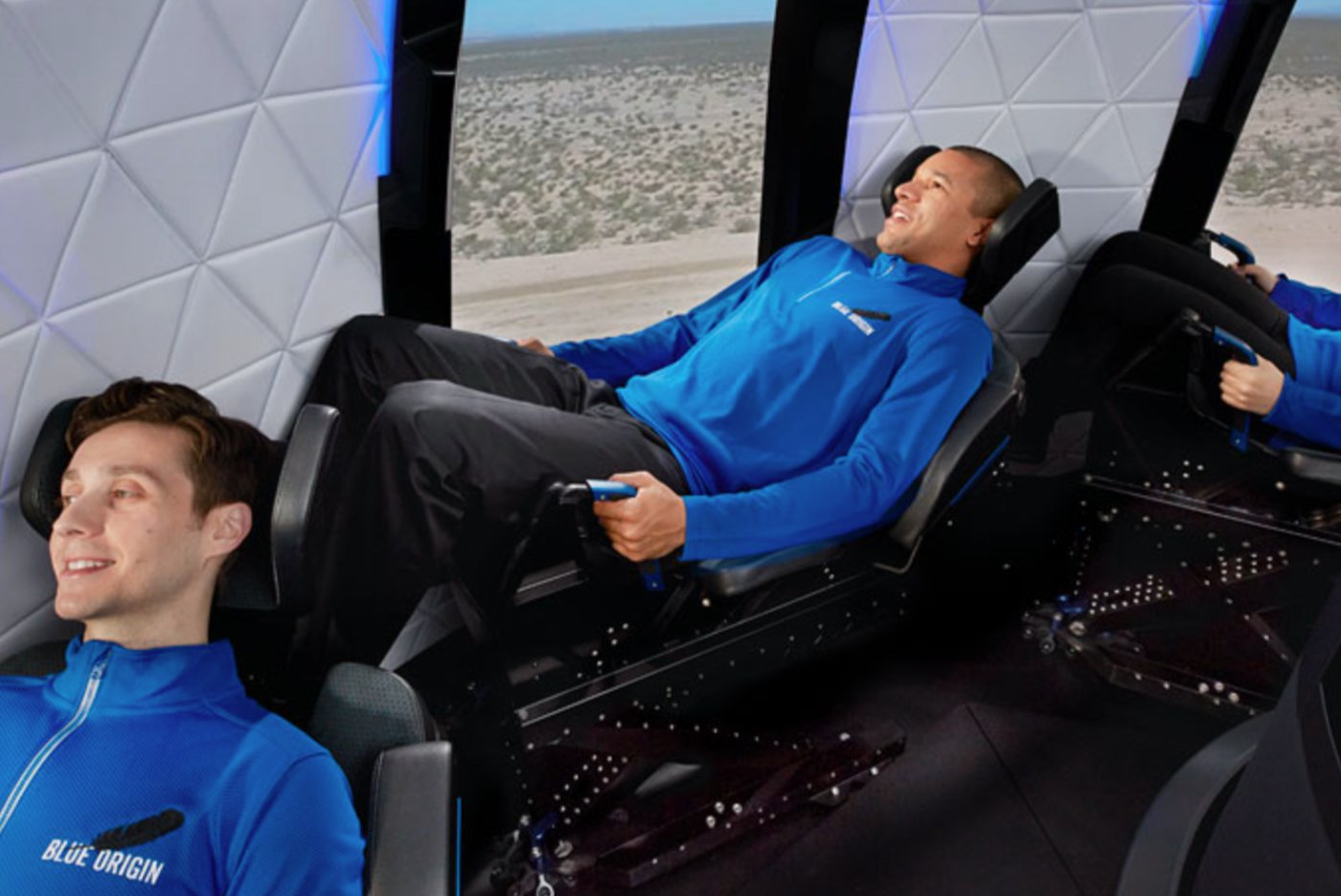 Zitje op ruimtevlucht met Amazon-baas Jeff Bezos geveild voor 28 miljoen dollar