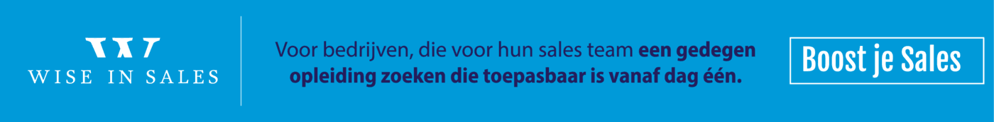 “Je hebt managers die zeggen dat een goeie sales vanzelf een gelukkige sales is, maar voor mij is vooral het omgekeerde waar”