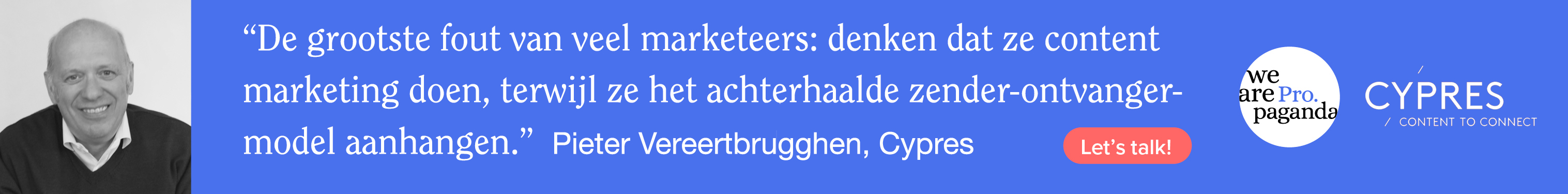Pieter Vereertbrugghen over de toekomst van content marketing: “Bedrijven moeten beseffen dat content één van hun belangrijkste business activa is”