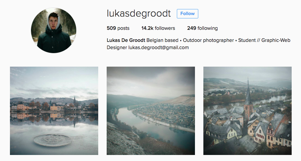 Lukas De Groodt Instagram